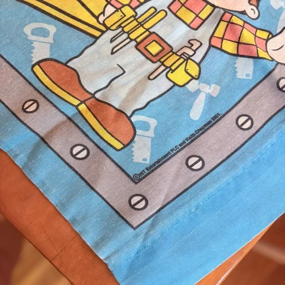 Vintage Kids Y2K 2001 Bob The Builder Standard Size Pillowcase - Picture 3 of 3